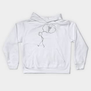 humor, Ice cream Kids Hoodie